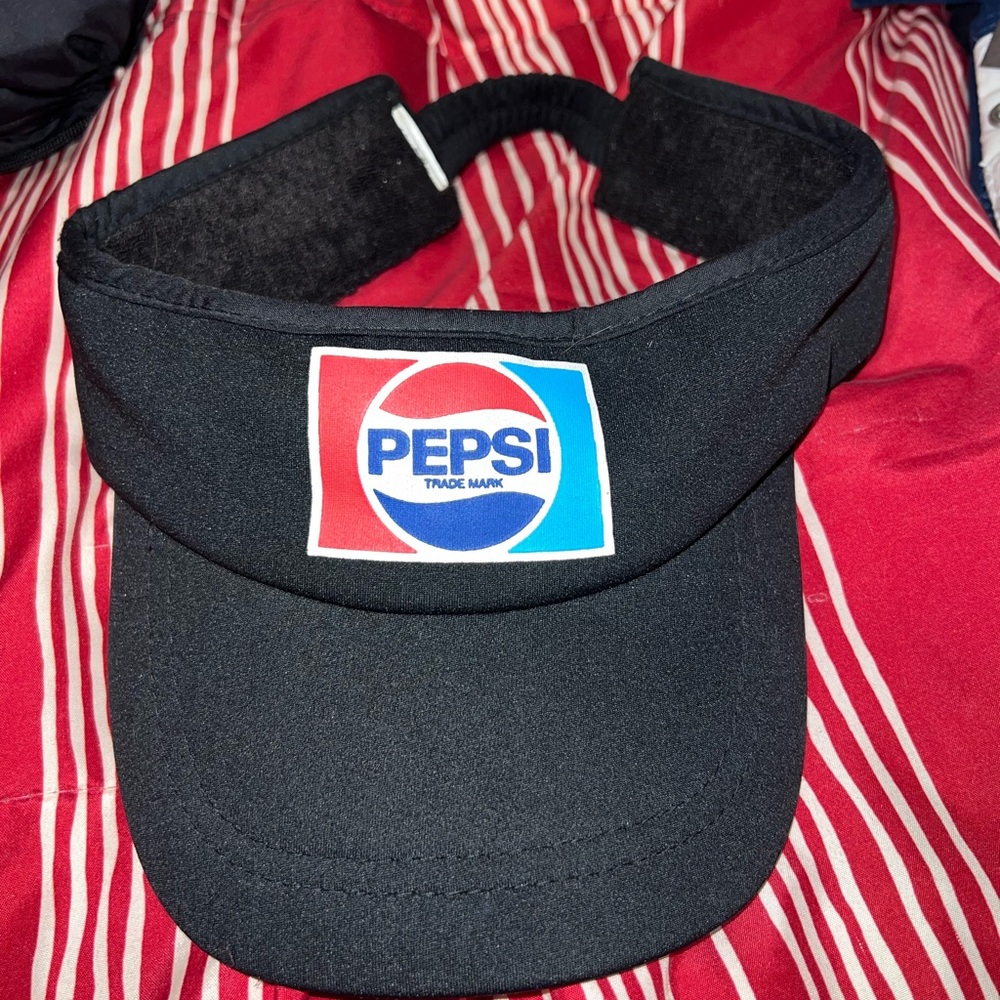 forever 21 black pepsi logo visor